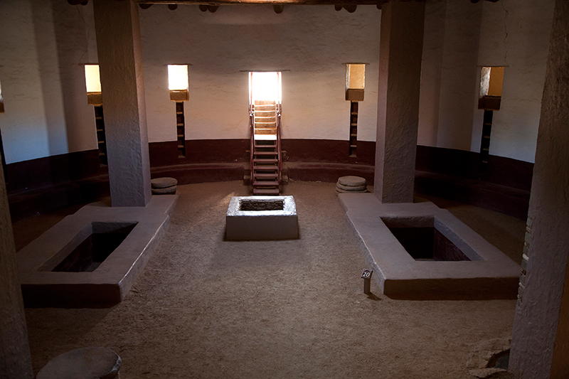 Reconstructed Great Kiva, Aztec Ruins, New Mexico