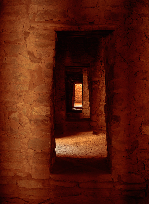 Doorways, Aztec Ruins, New Mexico