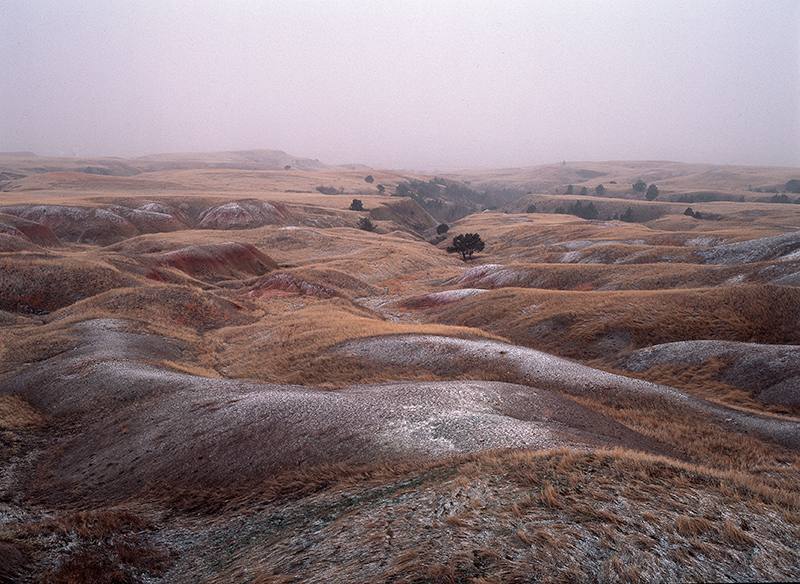 Winter Badlands, South Dakota