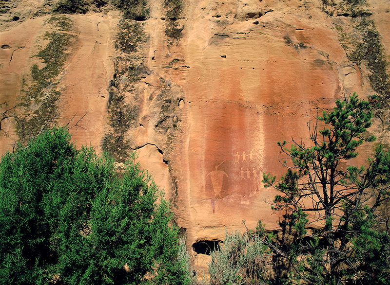 Basketmaker Petroglyphs, San Juan Basin, New Mexico