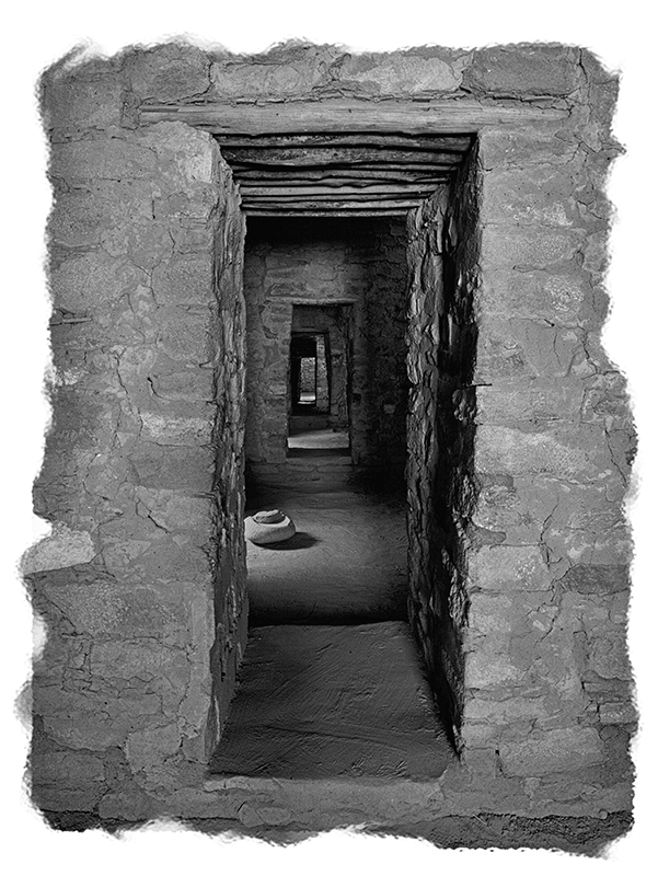 Doorways, Manos and Metate, Aztec Ruins, New Mexico