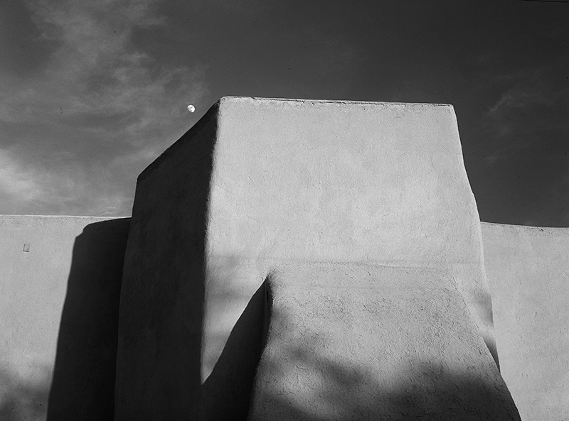 Moonrise, San Francisco de Asis Church, New Mexico