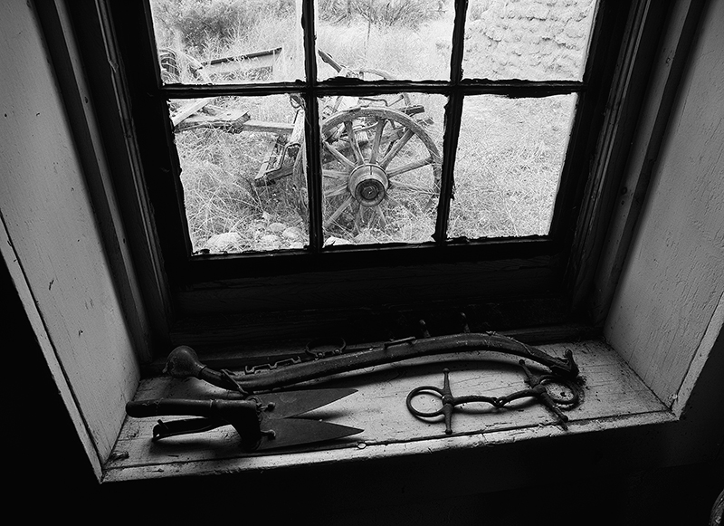 Ranch Window, Salmon Family Homestead, New Mexico