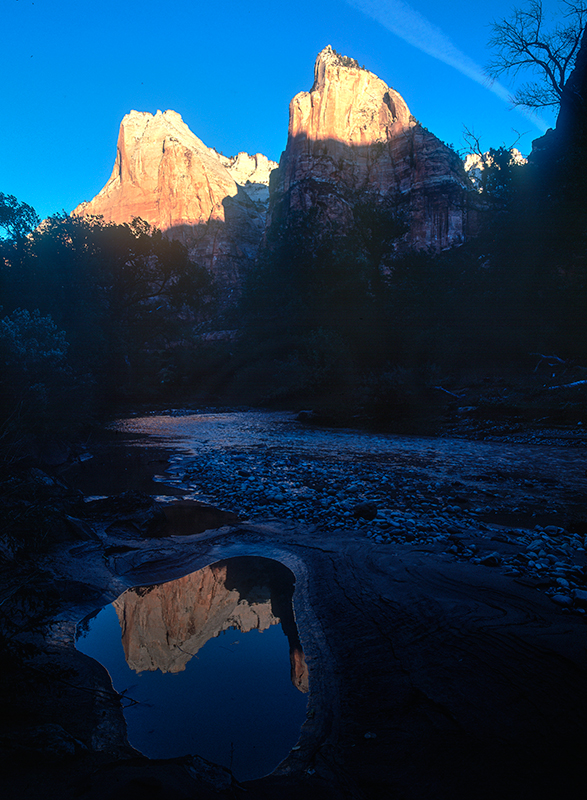 Patriarch's Reflection, Zion National Park