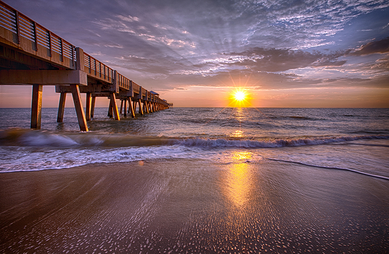 Sunrise Juno Pier Florida
