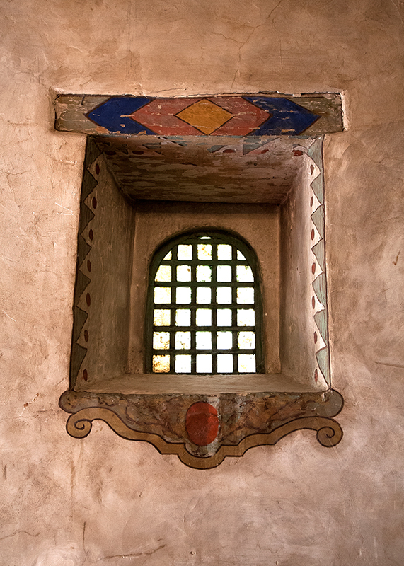 Window and Lentil, Carmel Mission, California